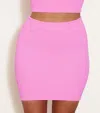 Hunza G Crinkled-effect Mini Skirt In Bubblegum