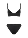 Hunza G Mini Triangle Bikini Set In Black