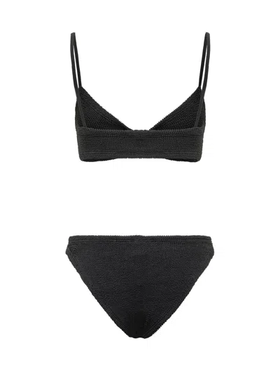 Hunza G Mini Triangle Bikini Set In Black