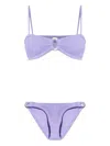 Hunza G Misty Crinkled Bikini In Blue