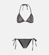 Hunza G Monica Lava Studded Bikini In Black