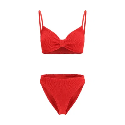 Hunza G Alicia Bikini In Red