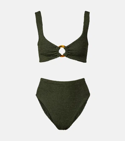Hunza G Nadine Bikini In Green