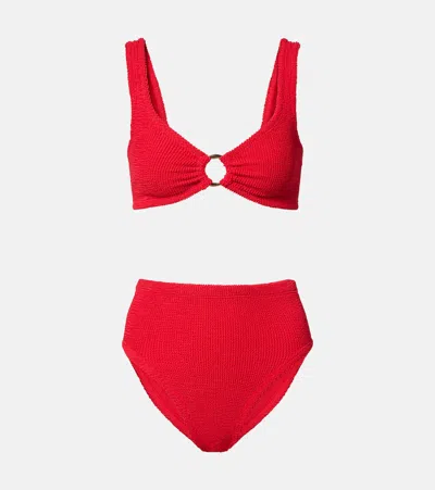 Hunza G Nadine Bikini In Red
