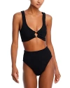 HUNZA G NADINE BIKINI TOP & HIGH WAIST BOTTOM