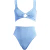 Hunza G Nadine Seersucker Two-piece Swimsuit