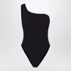 Hunza G Nancy One-shoulder Crinkle One-piece Swimsuit
