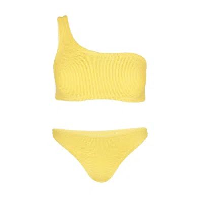 Hunza G Nancy Bikini Butter In Yellow