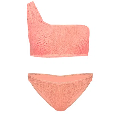 Hunza G Nancy Bikini Coral In Pink