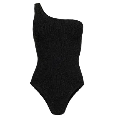 HUNZA G NANCY ONE PIECE BLACK/GOLD