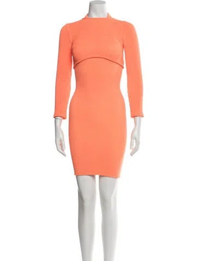Pre-owned Hunza G Nylon Dress Set In Orange