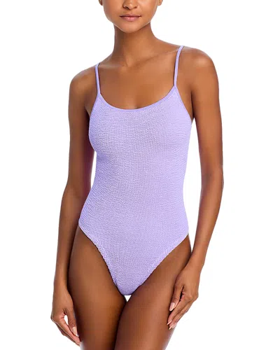 Hunza G One Piece Swimsuit In Lilac