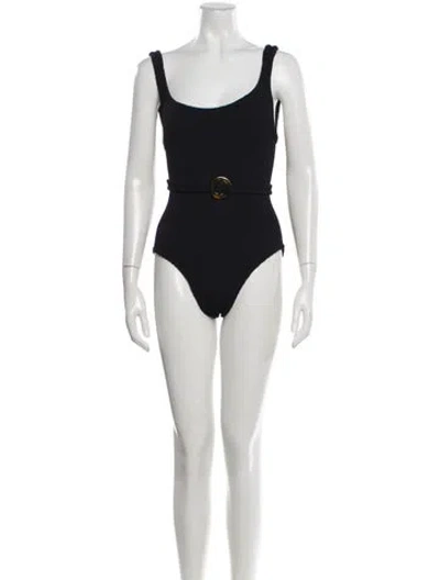 Pre-owned Hunza G One-piece In Black