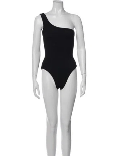 Pre-owned Hunza G One-piece In Black