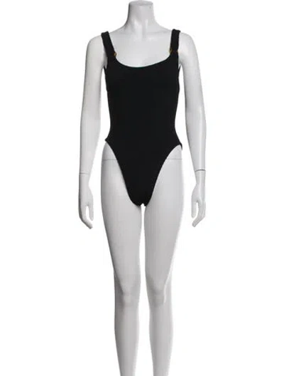 Pre-owned Hunza G One-piece In Black