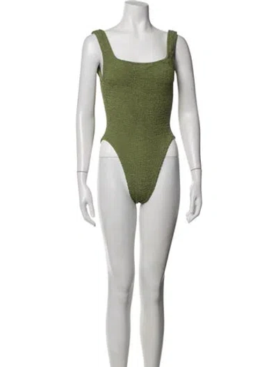 Pre-owned Hunza G One-piece In Grey