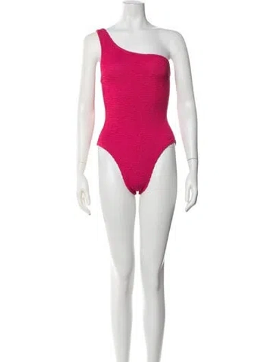 Pre-owned Hunza G One-piece In Red
