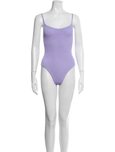Pre-owned Hunza G One-piece W/ Tags In Purple