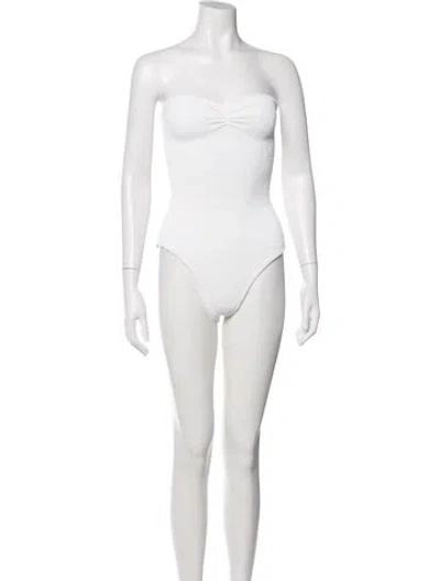 Pre-owned Hunza G One-piece W/ Tags In White