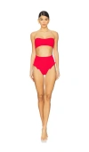 Hunza G Osiris Bikini Set In Red