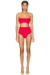 Hunza G Osiris Bikini Set In Red
