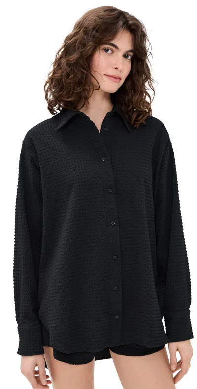 Hunza G Oversized Shirt Black