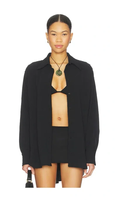 Hunza G Oversized Shirt In Blue