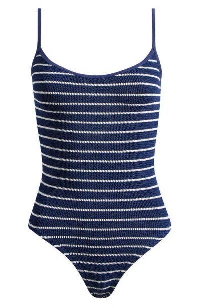 Hunza G Pamela Crinkle One-piece Swimsuit
