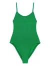 Hunza G Pamela Swim One-piece Swimsuit In Green