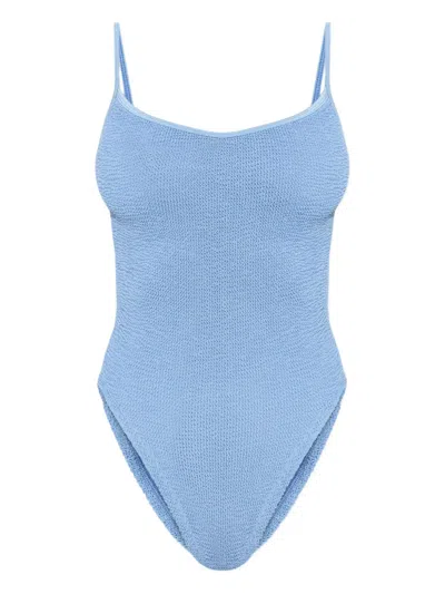 Hunza G Pamela Crinkle-texture Swimsuit