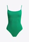 Hunza G Pamela Crinkled One-piece Swimsuit
