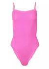 Hunza G Pamela One Piece In Bubblegum Pink | Body Shaping In Pink