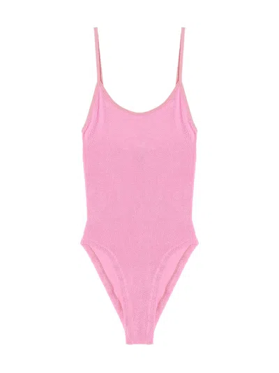 Hunza G Pamela One-piece Swimsuit In Pink