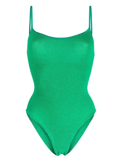 Hunza G `pamela` One-piece Swimsuit In Green