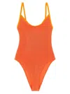 Hunza G Pamela Swim One-piece Swimsuit In Orange