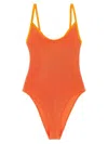 Hunza G Pamela Swim One-piece Swimsuit In Orange