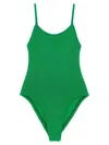 Hunza G 'pamela Swim' One-piece Swimsuit In Green