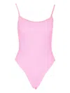 Hunza G Pamela Swim Beachwear In Rose-pink Polyamide