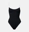 Hunza G Pamela Swim Contrast Black/white In Black