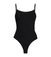 Hunza G Pamela Seersucker Swimsuit In Black