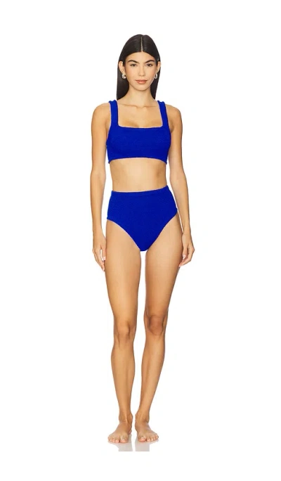 Hunza G Patricia Bikini Set In Blue
