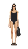Hunza G Camille One Piece Swimsuit In Black