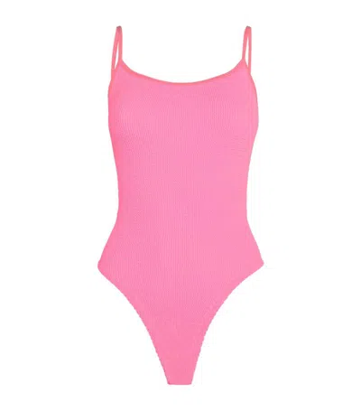 Hunza G Petra Swimsuit In Bubblegum