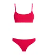 Hunza G Phoebe Bikini Set In Red