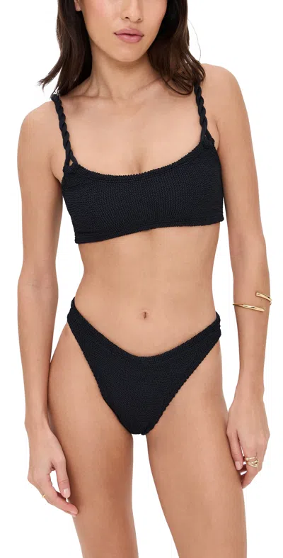 Hunza G Phoebe Bikini Set Black