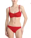 Hunza G Phoebe Bikini Set In Red