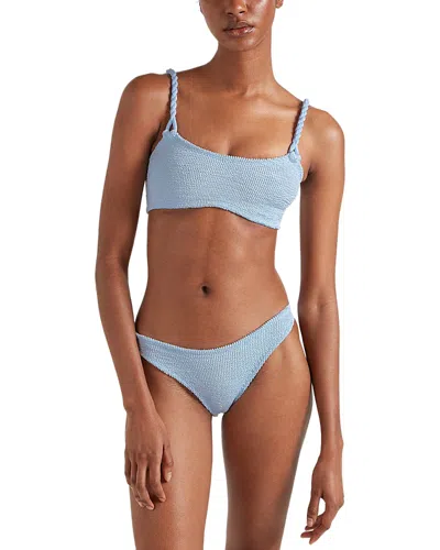 Hunza G Phoebe Underband Bikini Set In Blue