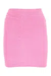 Hunza G Womens Crinkle Swimskirt Bottom Candy Pink In Pink