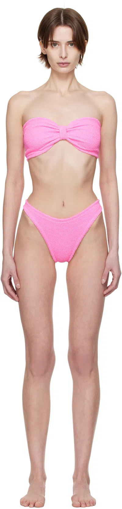 Hunza G Pink Tina Bikini
