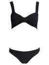 Hunza G Bonnie Crinkle Twist Two-piece Swimsuit